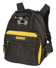 DEWALT DGL523 57 Pocket Lighted Tool Backpack - Black/Yellow