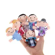 6pcs Finger Puppets finger puppets family Finger Puppets Plush