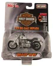 2002 Maisto Harley Davidson 1:24 Diecast Replica 2000 FLSTF Fat Boy