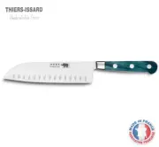 Thiers-Issard Sabatier Stainless Steel Santoku 17cm Blue Stamina Made in France