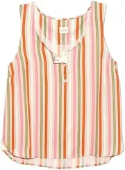 The Sleep Code Striped Soft Tencel™ Cami, Drift Multi Stripe, Medium