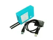 Mukii 2.5in SATA HDD to USB2.0 Adapter & Protection Case - ZIO-P215U2S-BL