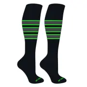 MK Socks OTC Baseball, Softball, Football Socks (C) Black, Neon Green, Granite