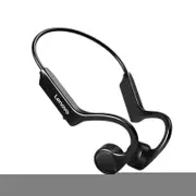 X4 True Bone Conduction Bluetooth Earphone Sport Running Headset Touch Control Waterproof Wireless Bluetooth Headphone - Black