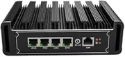UDPTCP Fanless Mini PC N5100 with 4 lntel i226-V 2.5G LANs, 2*USB3.0, 2*USB2.0,SIM Card Slot,Mini Desktop Computer Support Dual Band WiFi for Industry Business, NO RAM NO SSD (16GB RAM 512GB SSD)