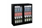 Two Door Black Underbench Drink Cooler - LG-208HC