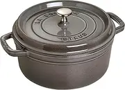 Staub Round Cocotte, 24 cm, Graphite
