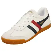 Gola Harrier Mens Casual Sneakers in White Navy Red - 11 US