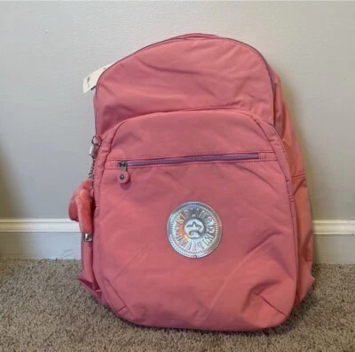 Cool Pink Hologram Kipling Seoul Back bag