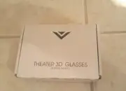 Vizio Theater 3D Glasses New 4 Pairs Color Is Black