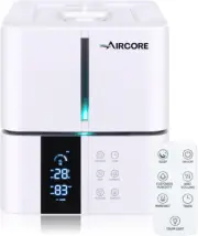 Air Humidifier for Home, Top Fill 5L Cool Mist Humidifier with Night Light, Quie