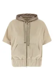 HERNO Two-Material Hoodie
