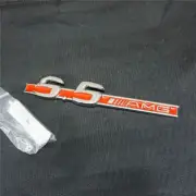 1x Silver Red 5.5AMG Chrome Metal Front Grille Badge Emblem Engine Vehicle Turbo (for: Peugeot)