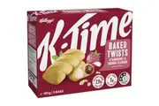 Kellogg's K-time Baked Twists Strawberry & Yoghurt Flavour Snack Bars 5 Pack