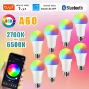 TUYA Smart E27/E26 RGBCW LED Light Bulb Lightbulbs For Smart Life DimmableTimer