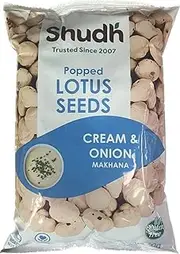 Shudh Popped Lotus Seeds Pink Cream & Onion Makhana (Pack of 3)