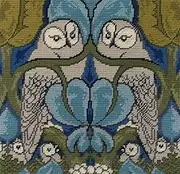 DMC The Owl by Voysey Cushion Front Kit