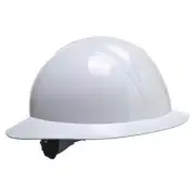 PS52WHR Portwest Full Brim Future Hard Hat White NEW INVENTORY