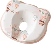 Ergonomic Wedge Pillow and Support System for Comfortable Feeding and Positioning | Includes Removable Cotton Blend Cover |Body Support Pillow for 0-12 Months-Color Bear