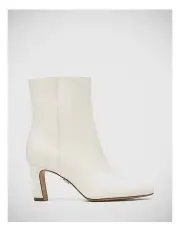 [Wittner] Lyon Leather Ankle Boot in White