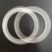 Pair of 3.5" Acrylic Glass Recessed Spacer Rings For Car Audio PA DJ Speakers