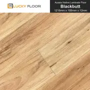 12mm Blackbutt Laminate Flooring Floating Timber Floor boards Floors Click DIY