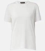 [Loro Piana] Loro Piana Angera cotton T-shirt AU 14 white