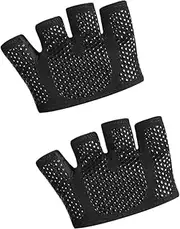 PENIKOKO 1Pair Breathable Sports Gloves for Men Women Slip Half Finger Gym Training Gloves Comfortable Grip for Weight Lifting Cycling Outdoor Activities