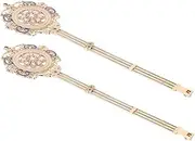 Parliky Metal Pendulum for Wall Clock 2pcs Quartz Clock Parts DIY Replacement for Home Decor