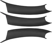 X AUTOHAUX 3pcs Door Handle Inner Cover Replacement Kit for BMW F15 X5 2014-2018 F16 X6 2015-2018 Black