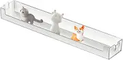 Clear Wall Shelves | Acrylic Wall Ledge Shelf | Storage Shelf for Bathroom Bedroom Living Room Kitchen, Room Decor for Photo Picture Makeup