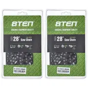 Full Chisel Chainsaw Chain 28 Inch .050 3/8 93DL for Echo Husqvarna 2 Pack