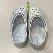 Crocs BAYA MARBLED CLOG Blue & White Size M7/W9