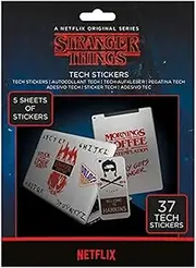 Pyramid International Stranger Things Pack of 37 Tech Stickers - Official Merchandise, Multi-Colour, 18 x 24cm, TS7403