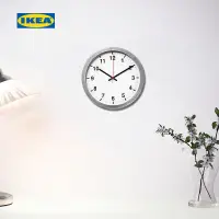 在飛比找蝦皮購物優惠-【熱銷免運】IKEA宜家TJALLA蒂亞拉掛鐘靜音石英機芯北