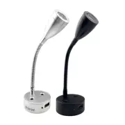 Flexible Gooseneck Wall Lamp LED Reading Light Touchs Switches 12V 24V