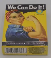 Smithsonian Playing Cards We Can Do It! Poker Size New Rosie The Riveter