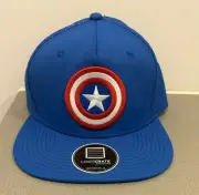 New! Marvel Loot Crate Exclusive Captain America Cap Hat SnapBack NWT Bioworld