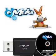 eMule Peer-to-Peer (P2P) File Sharing Client on CD/USB