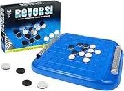 Educational Othello Chess Set – 2-Player Reversi Strategy Game | Brain Teaser for Family Fun, Hand-Eye Coordination Enhancer, Travel-Friendly Black and White Game for Kids and Adults