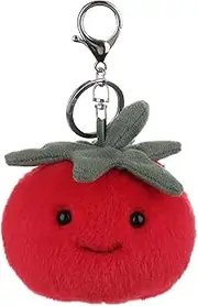 Apricot Lamb Cute Toys Plush Delicious Tomato Stuffed Animal Soft Keychain for Kids Bag, Purse, Backpack, Handbag (4 Inches)