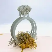 4 for $12.99 Mix & Match 3D Pop Up Greeting Card Love Marriage Proposal Ring