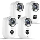 Security Cameras Wireless Outdoor, 4 Packs, 2K Cameras for Home Security, Out...