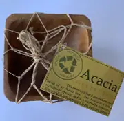 Home Essentials Acacia Tree Wood Square Bowl, Set of 4 Hand Carved