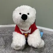 Build-A-Bear Polar Bear Wearing Superman Outfit NWT