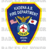 Kadena Air Force Base Fire Department Decal