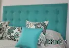 AUSTRALIAN MADE BED HEAD SUPER KING BUTTONED UPHOLSTERED BEDHEAD / HEADBOARD