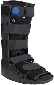 [Generic] Short Immobilizing Boot - Walking Boot for Broken Foot, Ankle Brace for Men & Women, Fracture Boot, Ankle Support Stabilizer, Medical Supplies - Fits Left and Right (Black, S)