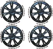 4PCS Hub Cap 19-Inch Replacement Wheel Cap Automobile Hubcap Full Rim Cover Accessories Compatible For Tesla Model Y 2018-2023(Matte black)