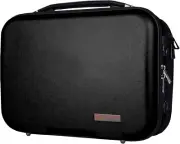 BLT307 Zip Clarinet Case with Detachable Music Pocket, Black